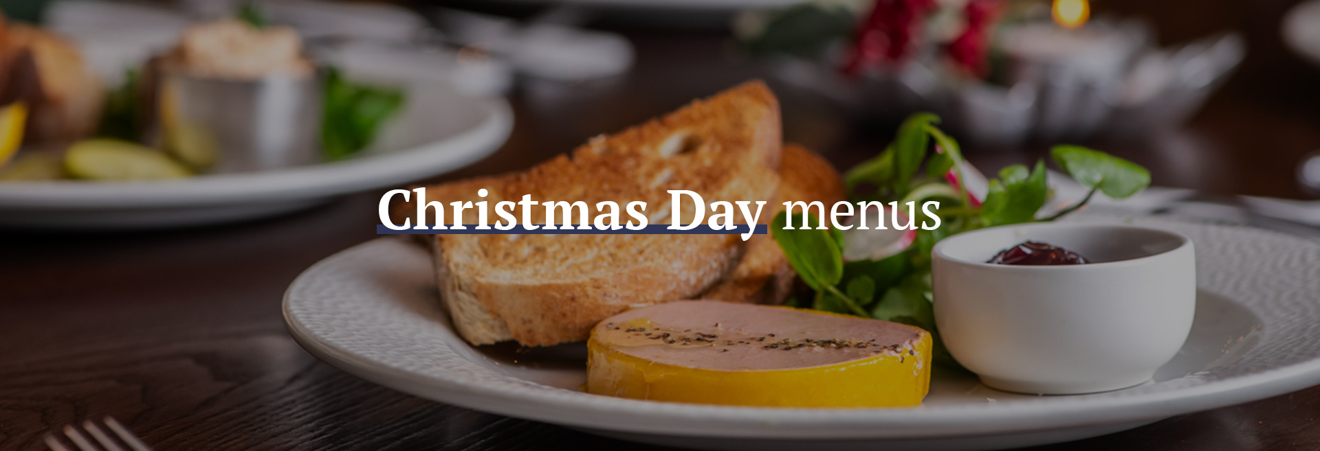 Christmas Day Menu at The Rose and Thistle