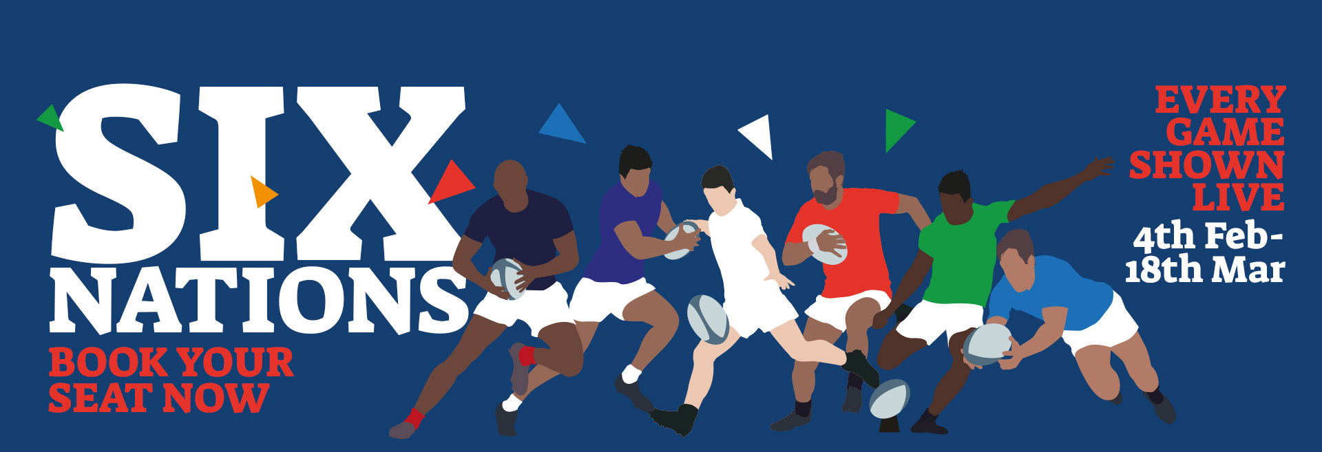 Watch Live 6 Nations Rugby at The Rose and Thistle