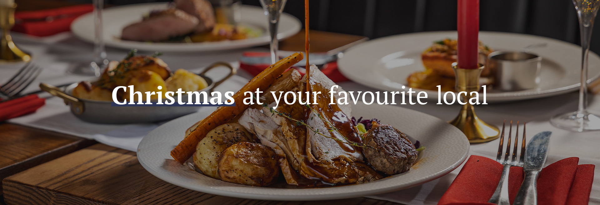 Christmas The Rose and Thistle in Camberley